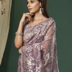 Zariwork Net Sarees