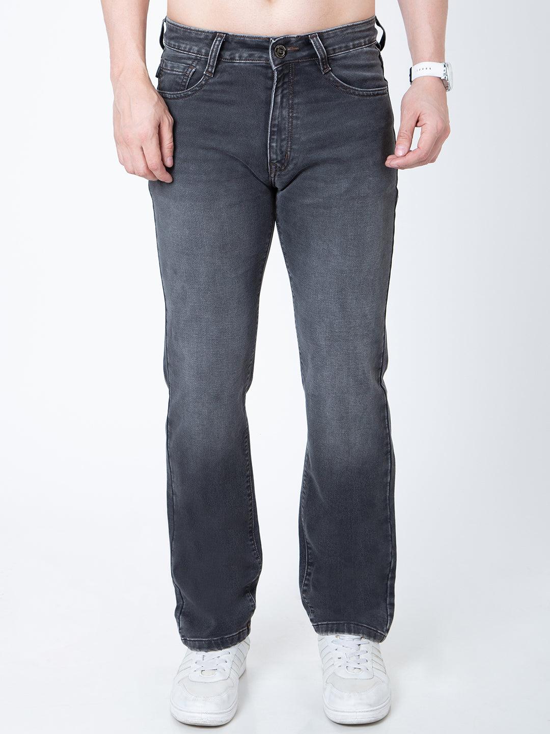 Sparky Men’s Black Washed Straight Fit Jeans