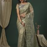 Zariwork Net Sarees