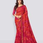 Cotton printed sarees