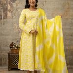 Women's Full Kurti with Dupatta