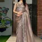 Zariwork Net Sarees