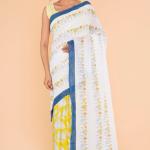 Handcrafted Cotton Printed Saree with Blouse