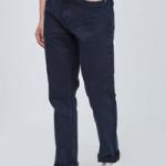 Dark Charcoal Plain Narrow Fit Jeans