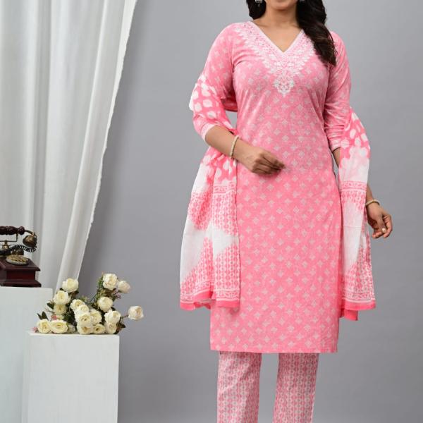 Cotton printed Salwar Kameez set