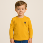 Kids Full Sleeve Solid T-Shirt