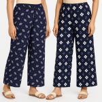 Women's Floral Printed Palazzo Combo Pack (2)