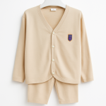 Baby Boys Solid Button Cardigan & Shorts Set