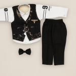 Baby Boys Party Wear 3 Piece Set (Shirt,
