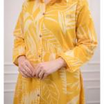 Sunshine Leafy Print Kurta Set