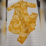 Sunshine Leafy Print Kurta Set
