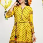 Mustard Yellow Floral Printed Maxi Dress