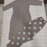 Women kurty palazzo set