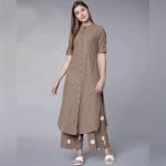 Women kurty palazzo set