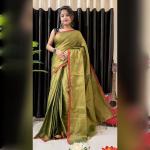 Discharge Batik Katan Steple Saree