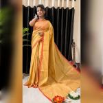 Discharge Batik Katan Steple Saree