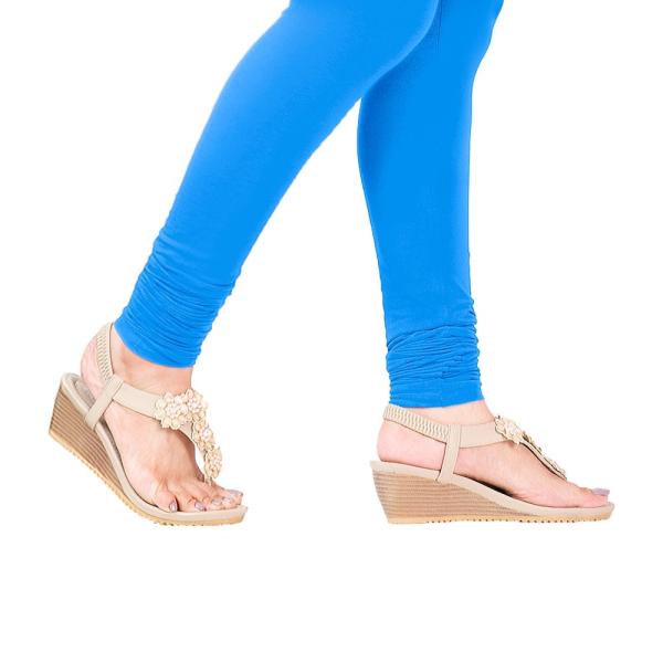 3-Pack Royal Blue Women's Cotton Leggings Set  📦 Pack Contains: