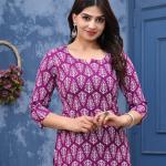Women's Pure Cotton Printed Kurti