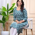 Women’s Printed Cotton Straight Kurti