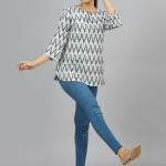 Pure Printed cotton top