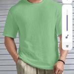 Round Neck Polyester  T-shirt
