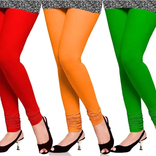 Women Cotton Ankle-Length Leggings Combo (Set of 3) 🌟