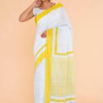 Handcrafted Cotton Printed Saree with Blouse
