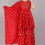 Style: Anarkali Kurti and Palazzos