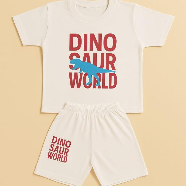Dinosaur World Kids Cotton Co-ord Set