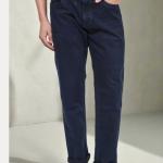 Dark Charcoal Plain Narrow Fit Jeans