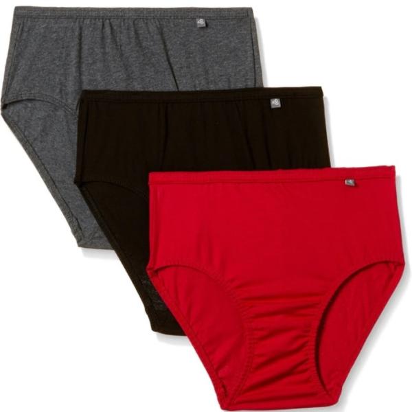 Jockey Women Pure Cotton High Rise Hipster Briefs – Pack of 3 (Multicolor)